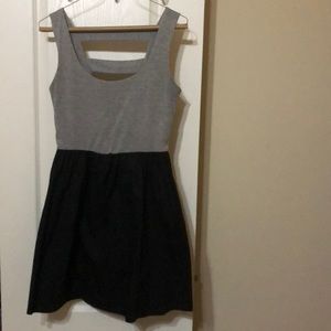 Grey and Black A Line dress